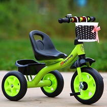 Small tricycle childrens feet boys and girls bicycles babies riding a car can sit more than half a year old