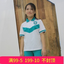 New Guangzhou Tianhe District Sports East Road primary school uniforms cotton short-sleeved shorts long-sleeved trousers winter jacket