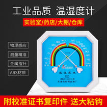 Temperature and humidity meter finger-type high-precision industrial drugstore special dry and wet thermometer home indoor temperature table room temperature