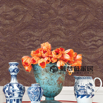 Modern minimalist French Nordic solid color texture non-woven wallpaper living room bedroom study villa dark green wallpaper