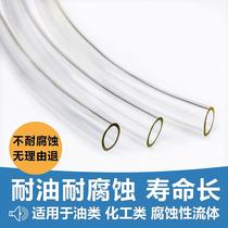 Plastic hose pc transparent pipe household water pipe diesel tap water pipe 4 6 oil pipe antifreeze agricultural pipe 1 inch