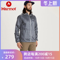 marmot marmot marmot spring and summer new sports outdoor men light coat windproof wind splashing skin clothing 31270