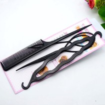 Modeling tool set pull wear hair needle lazy person coil iron comb hair artifact comb children hair accessories