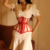 Annzley thin steel corset breathable waist waist drawdown lower abdomen sculpting Waistcoat Vest sturdy