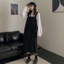 Pregnant women tide 2020 Autumn style European and American dress fashion long sleeve suit loose personality foreign style big size Winter