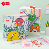  (Gift bag)A carrot cartoon gift bag Cute ins style tote bag super thick paper holiday gift tote bag packaging storage bag