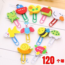 Bookmarks Creative hipster Creative Wooden Cartoon Primary School Students with Prizes Color Popper Cone Wooden Bookmarks