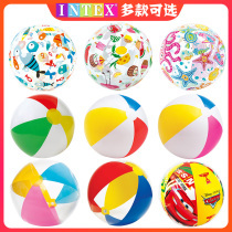 INTEX inflatable water polo splash beach ball Childrens early education childrens outdoor toys large swimming inflatable ball