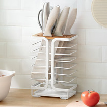 Multifunctional knife holder kitchen supplies knife holder non-punching tool storage rack breathable knife holder kitchen knife holder shelf