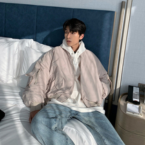Hualun casual versatile coat men autumn winter trend handsome Korean version of the student ins bomber jacket baseball suit