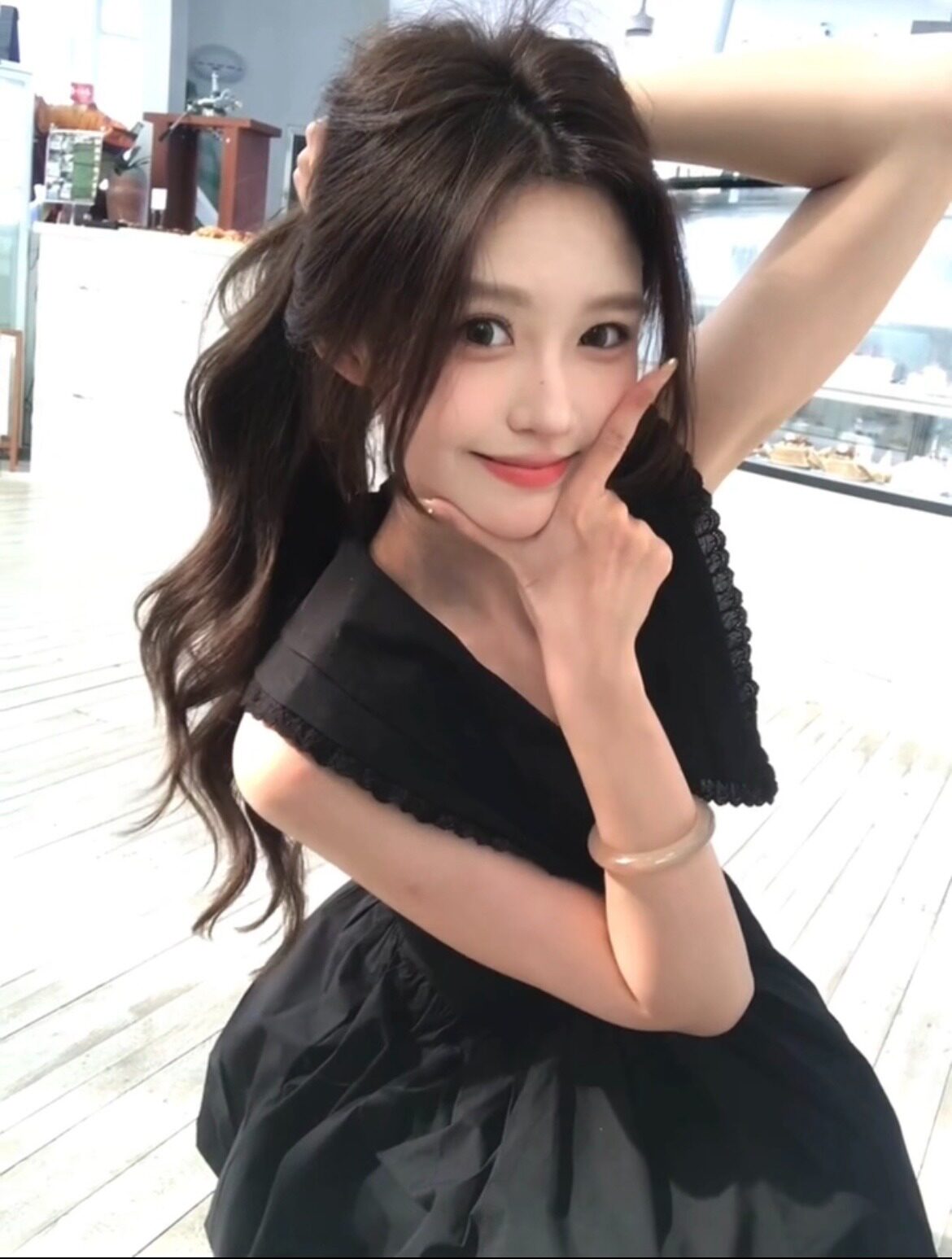 真我整顶全头套假发 大波浪卷发自然蓬松 蕾丝无痕隐形不露边 真发材质可烫染造型