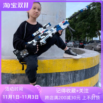 NBK sniper gun big sniper judge boy Qingtian cannon soft bomb launch deformation toy childrens gift model