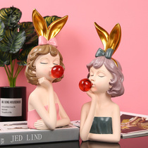 Creative desktop bubble girl lovely girl heart ornaments small ornaments bedroom girl princess room gifts simple