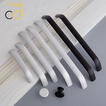 European closet door handle modern cabinet door handle handle simple drawer furniture hardware small handle hole