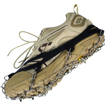 10-tooth non-slip shoe cover ice claw snow outdoor mountaineering five-tooth shoe chain ice catch winter shoe nail sole non-slip artifact