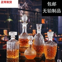 Louis XIII foreign wine bottle decoration empty bottle glass high-end large decoration red wine bottle XO wine decanter