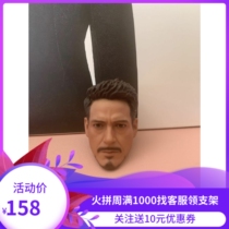 1 6 Tony movable Peoples Occasional Head Sculpture Racing version Iron Man Art Custom Head Sculpture Spot