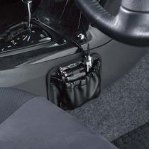 Car leather storage box Seat mobile phone bag storage box Multi-function car storage bag hanging bag rack put in the car