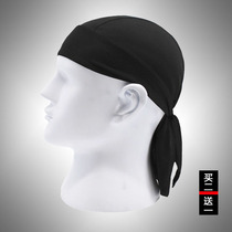 Sun Protection Lady Baotou Cap Locomotive Triple Knife Flow Helmet Riding Hood Cos Suck Sweat Turban Moto Sea Thief Wang Breathable
