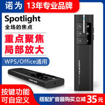 Nuowei N99ppt page-turning pen teacher with air mouse remote control laser projector electronic pointer charging