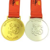 Metal Medals Custom Set Making Gold Medal Silver Medal Bronze Championship Medal Custom Runner-up Medal of the Medals Runner-up Medal