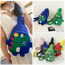 Childrens Bag Boys shoulder bag Dinosaur 3 Years Old 4 Boys running bag Wallet Kids Mini Baby Baby Cute Backpack Tide