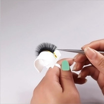 Grafting eyelashes U-type separator close-row eyelash ring finger support sub-planting eyelash separation tray U-shaped plate