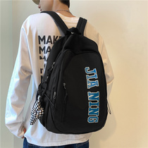 School Bag Mens Early School Students Ins Tide Signs Day College Students Casual 100 Hitch Backpack Women Wave Cool Travel Bag Double Shoulder Bag