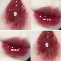 Glass mirror doodle sparkling lip glaze moisturizing nourishes autumn and winter lip protection Pearl lip gloss Pearl lip gloss lipstick lipstick