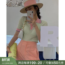 deessesicile College Wind Reduction Age Healing Ensemble Collared Cardiovert Polo Jersey Polo Jersey Polo Blouse