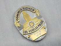 Los Angeles LAPD COS Metal badge Prop badge Badge Badge Morale badge