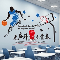 Inspirational wall stickers Company culture wall bedroom decoration dormitory college students self-adhesive wallpaper Enterprise classroom wallpaper stickers