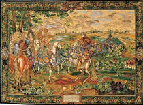 American tapestry tapestry home art Derrier II decorative painting realistic exquisite living room European style