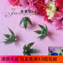 Filar mesh material silk socking flower hand rose special medium cloth button common wine glass peony flower button