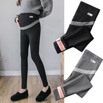 Pregnant womens clothing spring and autumn fashion pregnant womens leggings autumn and winter wearing thick and long trousers maternity pants winter clothing