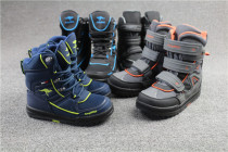  Foreign trade mens and womens childrens snow boots velcro childrens shoes non-slip warm sports shoes outdoor waterproof non-slip casual shoes