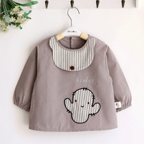 Cassie Kaqi cactus children autumn and winter cotton hemp bib male and girl long waterproof cover baby clothes