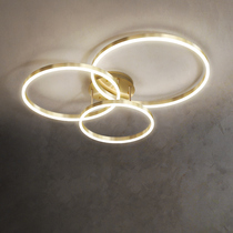 Living room lights Simple modern atmosphere light luxury atmosphere round net red decoration household high-end hall bedroom ceiling lamp