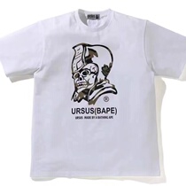 (Domestic Spot) Snow State sauce bape male mount Auleursus General ape warrior short sleeve T-shirt