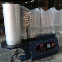 Gas column bag coil inflator gas column coiled material inflatable machine Even rolled gas column bag powdered milk bubble column inflatable equipment