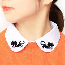 Sweater decoration fake collar children Joker fake collar fake shirt embroidery winter collar shirt collar autumn winter fake collar