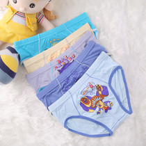 Childrens underwear mens middle waist middle child Modal bamboo fiber triangle trousers cartoon boy childrens underpants bottoms
