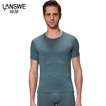 Surina Blue Also Series Speed Dry T-shirt Mens Summer New Round Collar Short Sleeve Fitness Running Mesh Breathable Blouse