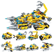 Enlightenment Building Blocks Lego Assemble Transformers Speed Shadow Chariot 1408 Robot Boys 6-8-12 years old
