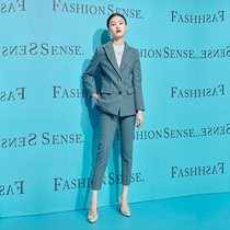 Zameen Long Sleeve Series 2021 New Professional Suit Suit Womens Autumn Winter Temperament Fashion Korean Version Suit Positive Dress