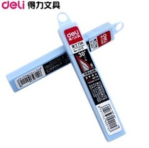Deli utility knife blade 30 ° carving knife car Mobile Phone Film tool Bevel tip replacement blade