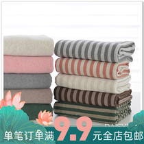 Tianzhu cotton cotton knitted cotton naked sleeping infants and young children summer cool quilt air conditioning bed bed sheets bedding