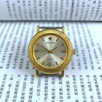 9 new case oxidation Shanghai Gem Flower card yellow shell huang mian manual mechanical diameter 38mm sent strap