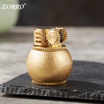 zorro zorro lighter mini fat Pier creative wind grinding wheel personality male domestic old kerosene lighter