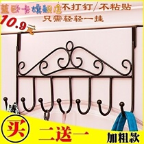 Door hanging bag a row of wardrobe doors behind the door rear hook door shelf hanger wall hanging door thickness 5cm Door quilt type